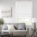 Madison Park White Basketweave Room Darkening Cordless Roman Shade Panel MP40-7224